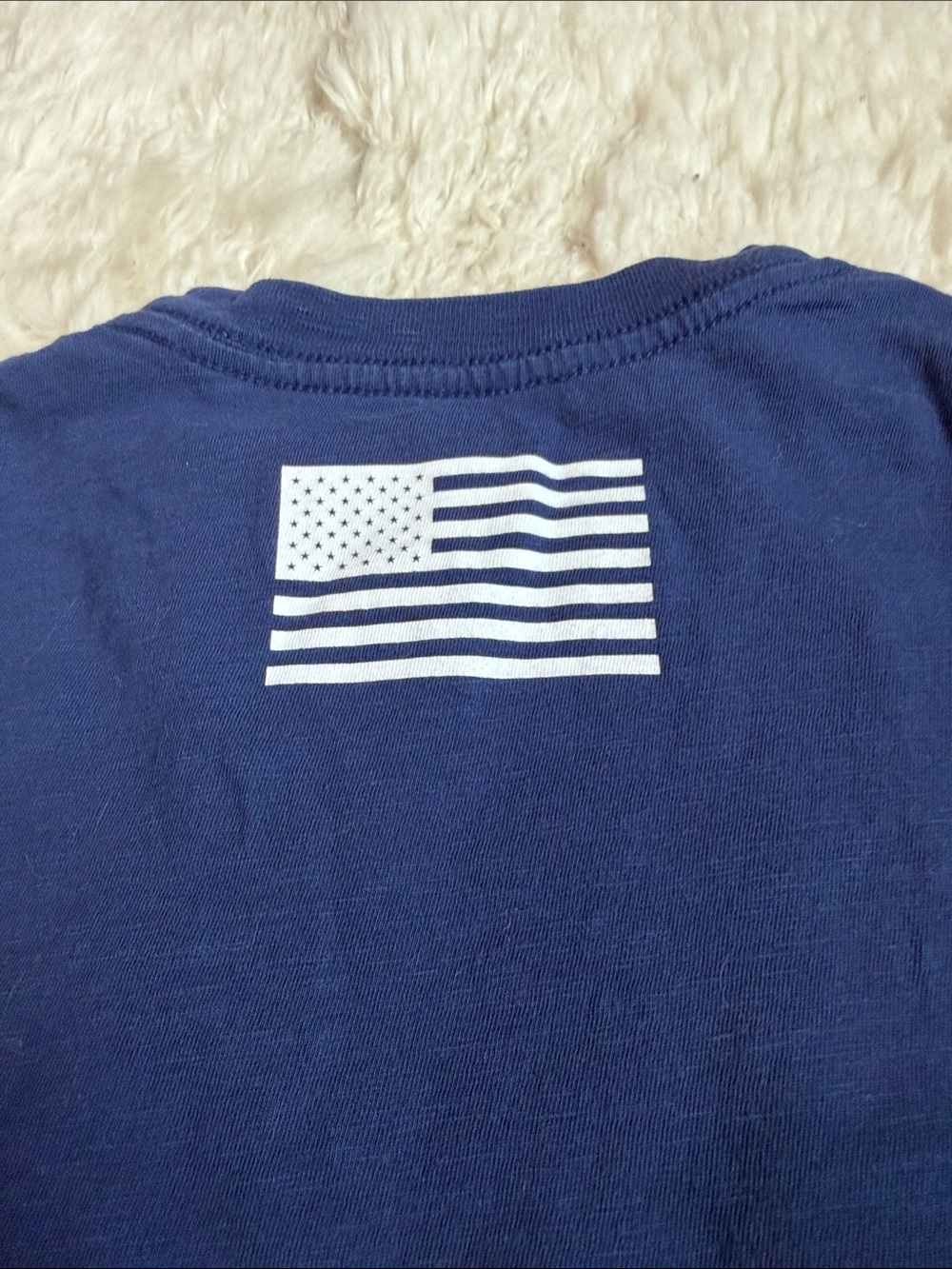 Polo by Ralph Lauren Navy Long-Sleeve 'POLO' Logo Tee - Picture 6 of 6